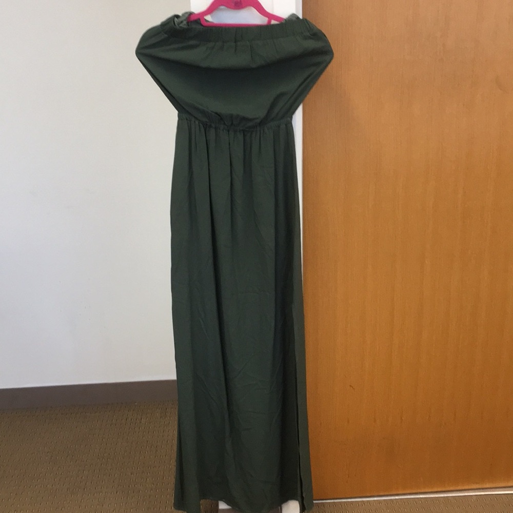 Splendid maxi dress with side slit